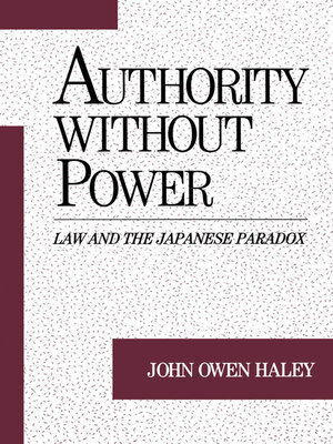cover image of Authority without Power
